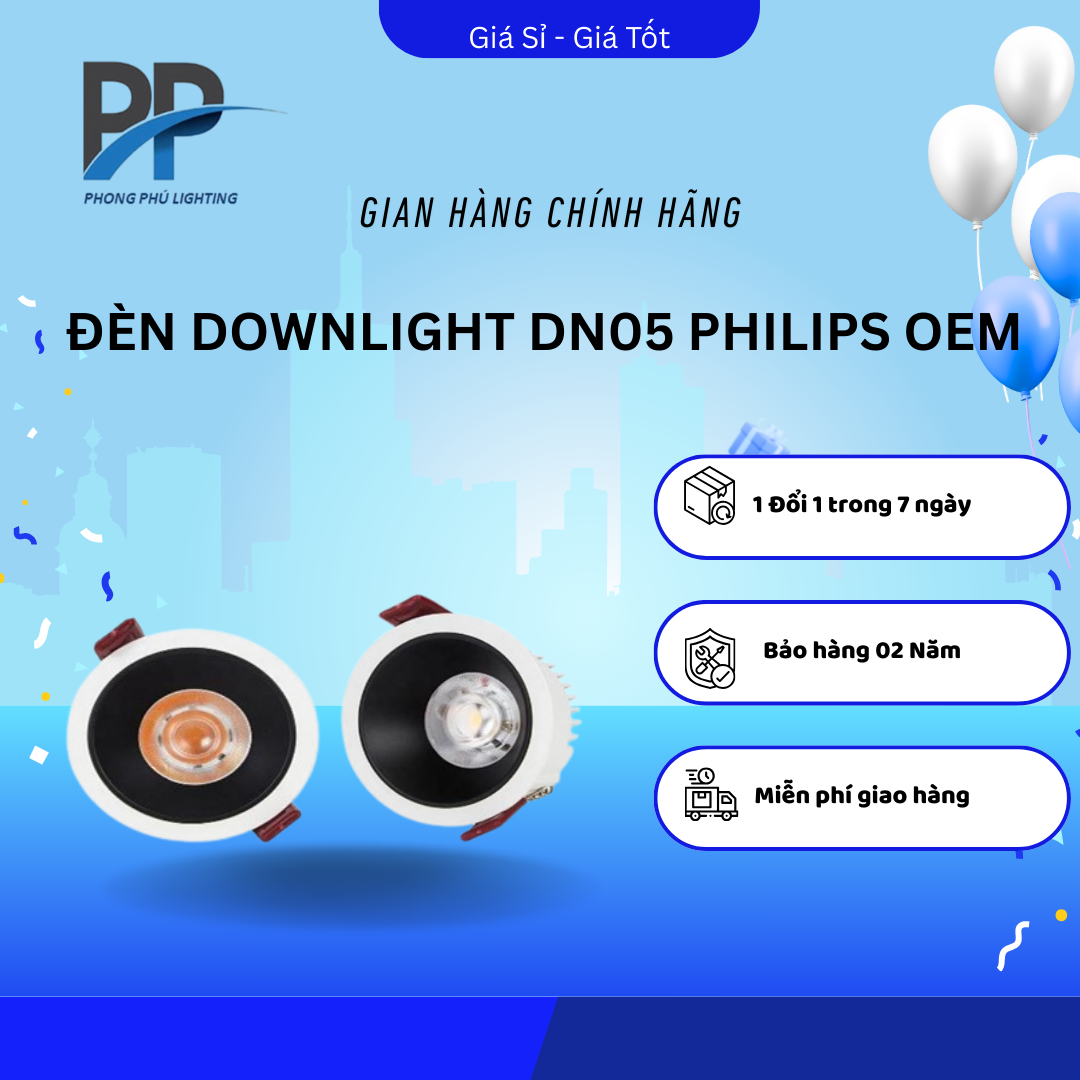 ĐÈN DOWNLIGHT DN05 PHILIPS OEM